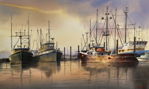 Harlingen, A simple Watercolor